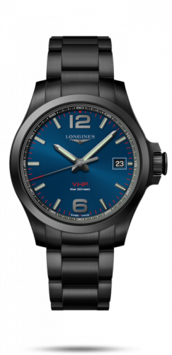 Longines Conquest V.H.P. 41 PVD Blue Bracelet