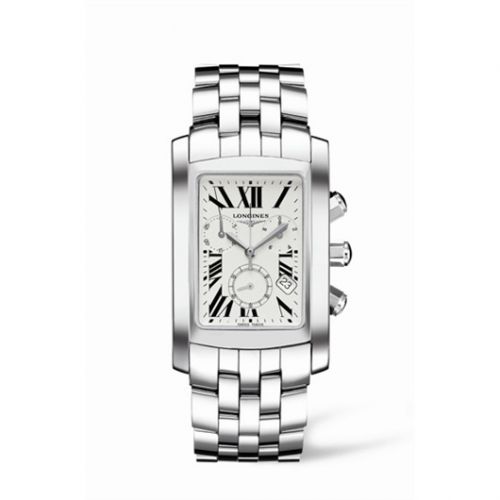 Longines DolceVita 30 Quartz Chronograph Stainless Steel Roman