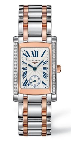 Longines DolceVita 22 Quartz Two Tone Pink Diamond