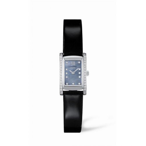 Longines DolceVita 16 Quartz Stainless Steel Diamond Blue
