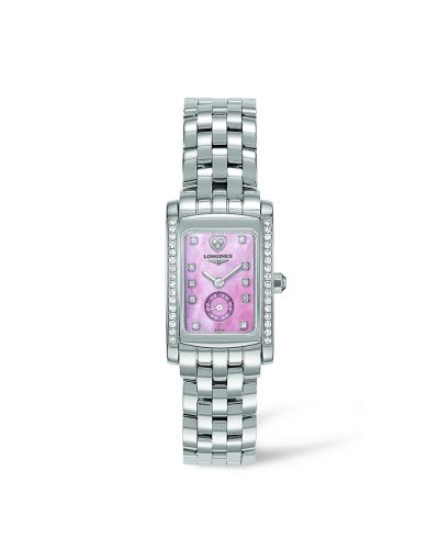 Longines DolceVita 20 Quartz Stainless Steel Diamond Pink