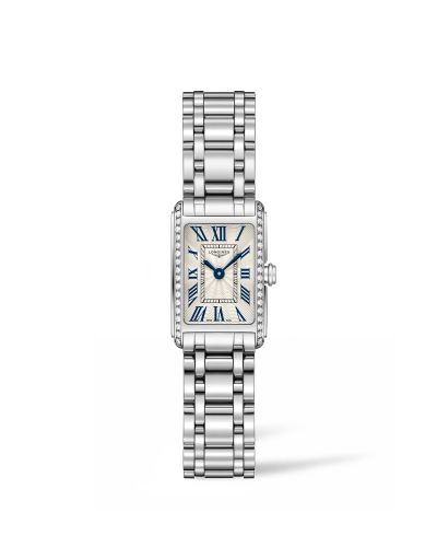 Longines DolceVita 17.4 Quartz Stainless Steel Diamond Silver Bracelet