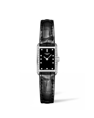 Longines DolceVita 17.4 Quartz Stainless Steel Diamond Black