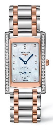 Longines DolceVita 22 Quartz Two Tone Pink Diamond