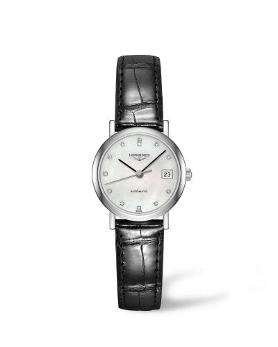 Longines Elegant Collection 25.5 Automatic Stainless Steel MOP Strap