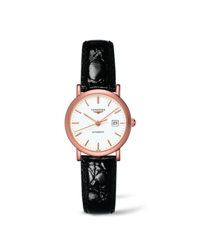 Longines Elegant Collection Automatic 27.2 Pink Gold White