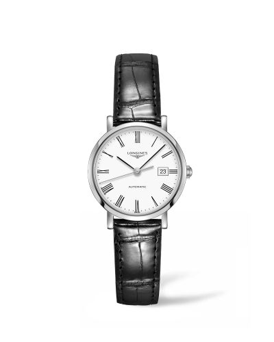 Longines Elegant Collection Automatic 29 Stainless Steel White Strap