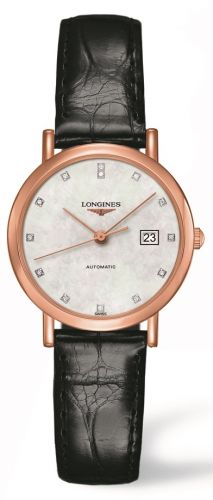 Longines Elegant Collection Automatic 29 Pink Gold MOP