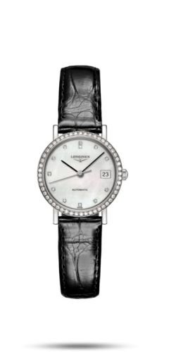 Longines Elegant Collection 25.5 Automatic Stainless Steel Diamond MOP Strap