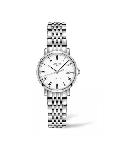 Longines Elegant Collection Automatic 29 Stainless Steel White Bracelet