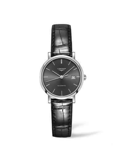 Longines Elegant Collection Automatic 29 Stainless Steel Grey Strap