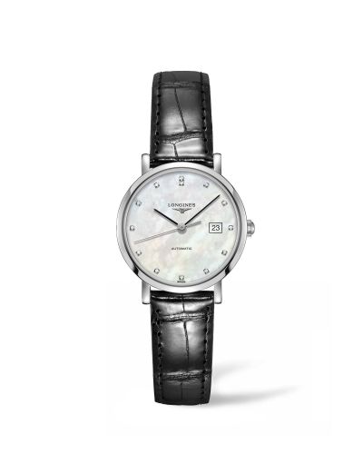 Longines Elegant Collection Automatic 29 Stainless Steel MOP Strap
