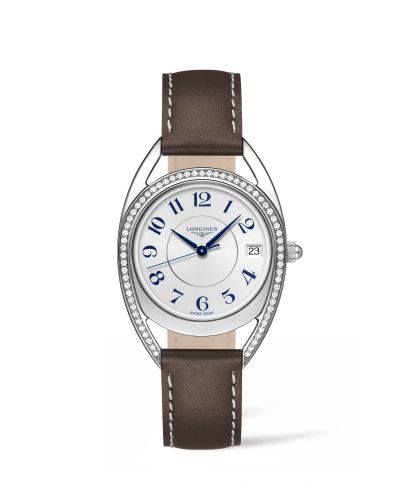 Longines Equestrian Horseshoe 34 Diamond White