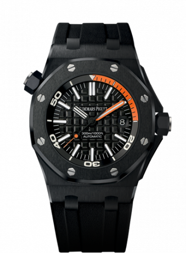 Audemars Piguet Royal Oak Offshore Diver 15707 Black Ceramic Orange