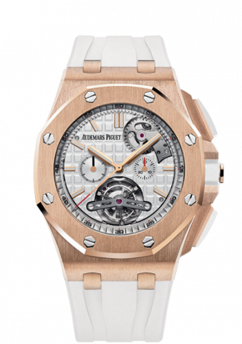 Audemars Piguet Royal Oak Offshore Tourbillon Chronograph Peripheral Red Gold White