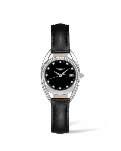 Longines Equestrian Horseshoe 26 Diamond Black