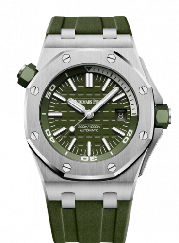 Audemars Piguet Royal Oak Offshore Diver Stainless Steel Khaki