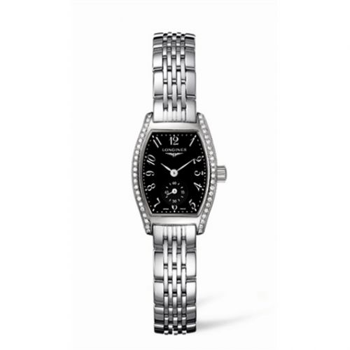 Longines Evidenza 19.6 Diamond Black Bracelet