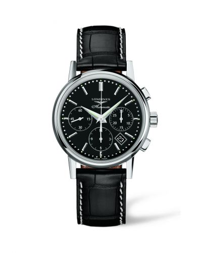 Longines Column-Wheel Chronograph Black