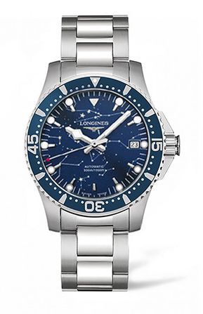 Longines HydroConquest 39 Automatic Stainless Steel Blue Bracelet Star Navigation