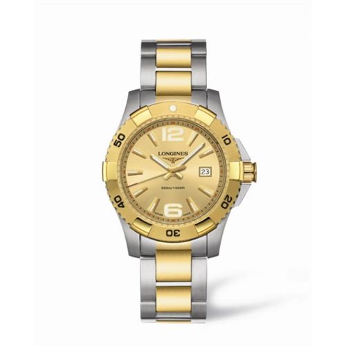 Longines Hydroconquest 39 Quartz Two Tone Gold