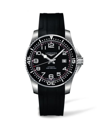 Longines Hydroconquest Automatic 41 Black Rubber