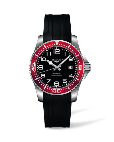 Longines Hydroconquest Auttomatic 39 Red Rubber
