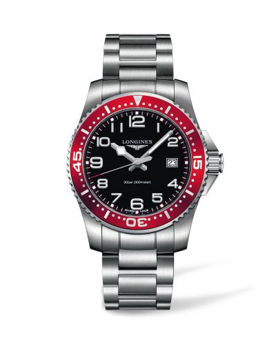 Longines Hydroconquest Quartz 41 Black Red