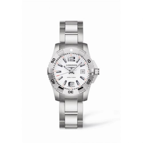 Longines Hydroconquest Quartz 29.5 White