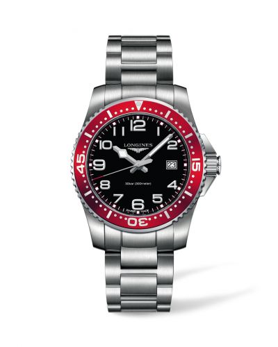 Longines Hydroconquest Quartz 39 Black Red