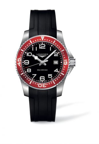 Longines Hydroconquest Quartz 39 Red Rubber