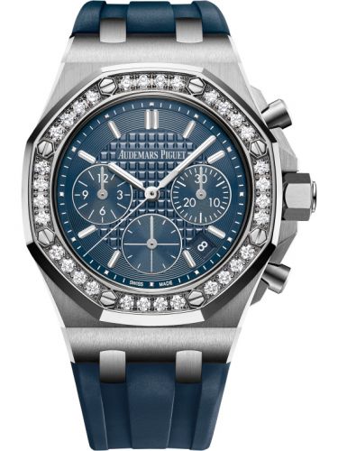 Audemars Piguet Royal Oak OffShore 26231 Lady Chronograph Stainless Steel Blue Diamond
