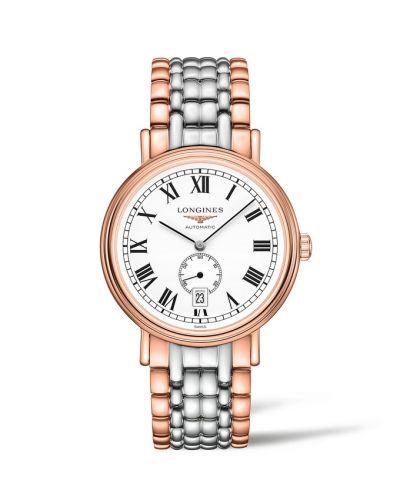 Longines Presence 40 Small Seconds PVD Red White - Roman Bracelet