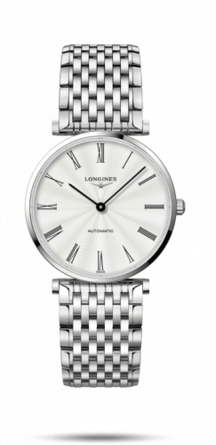Longines La Grande Classique 36 Automatic Stainless Steel Silver-Roman Bracelet