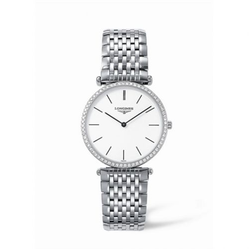 Longines La Grande Classique 33 Quartz Diamond Bezel Stick