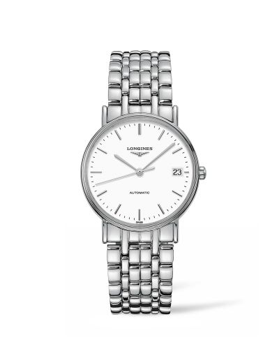 Longines Presence Automatic 34.5mm Stainless Steel White Bracelet