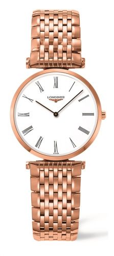 Longines La Grande Classique 29 Quartz Stainless Steel PVD Red White Bracelet