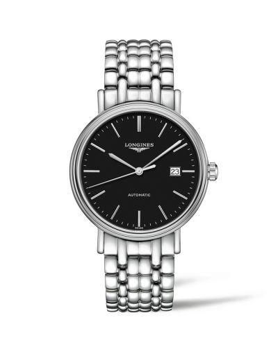 Longines Presence 40 Automatic Stainless Steel Black Bracelet