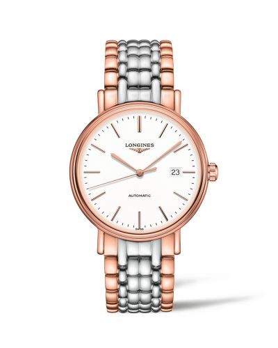Longines Presence 40 Automatic PVD Red White Bracelet