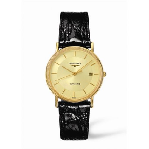 Longines Presence 34.5 Automatic Yellow Stick Yellow