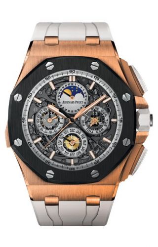 Audemars Piguet Royal Oak OffShore 26571 Grande Complication Pink Gold Ceramic White
