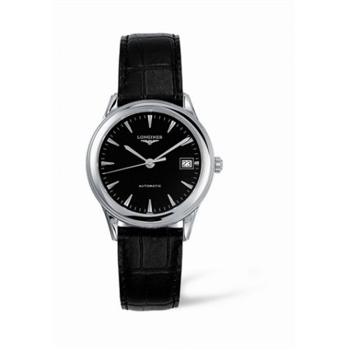 Longines Flagship 35.6 Automatic Stainless Steel Black