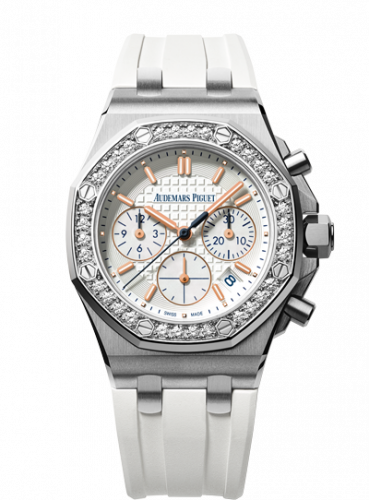 Audemars Piguet Royal Oak OffShore 26144 Lady Chronograph Stainless Steel Silver Diamond Summer Edition 2017