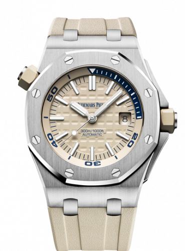 Audemars Piguet Royal Oak Offshore Diver Stainless Steel Beige