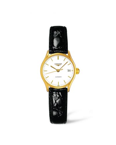 Longines Lyre 25 Automatic PVD Gold White