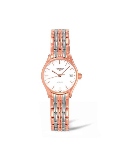 Longines Lyre 25 Automatic PVD Gold White