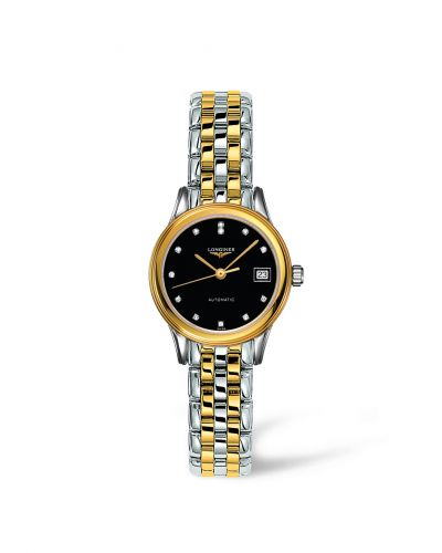 Longines Flagship 26 Automatic Two Tone Black Diamond