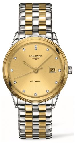 Longines Flagship 38.5 Two Tone Gold Diamond