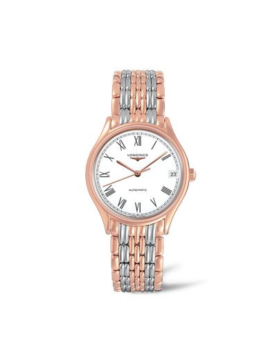 Longines Lyre 30 Automatic PVD Red White - Roman Bracelet