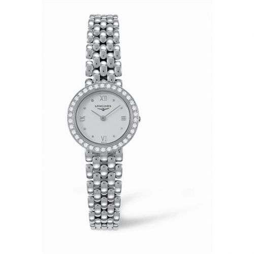 Longines Prestige Gold 21.8 Quartz White Gold